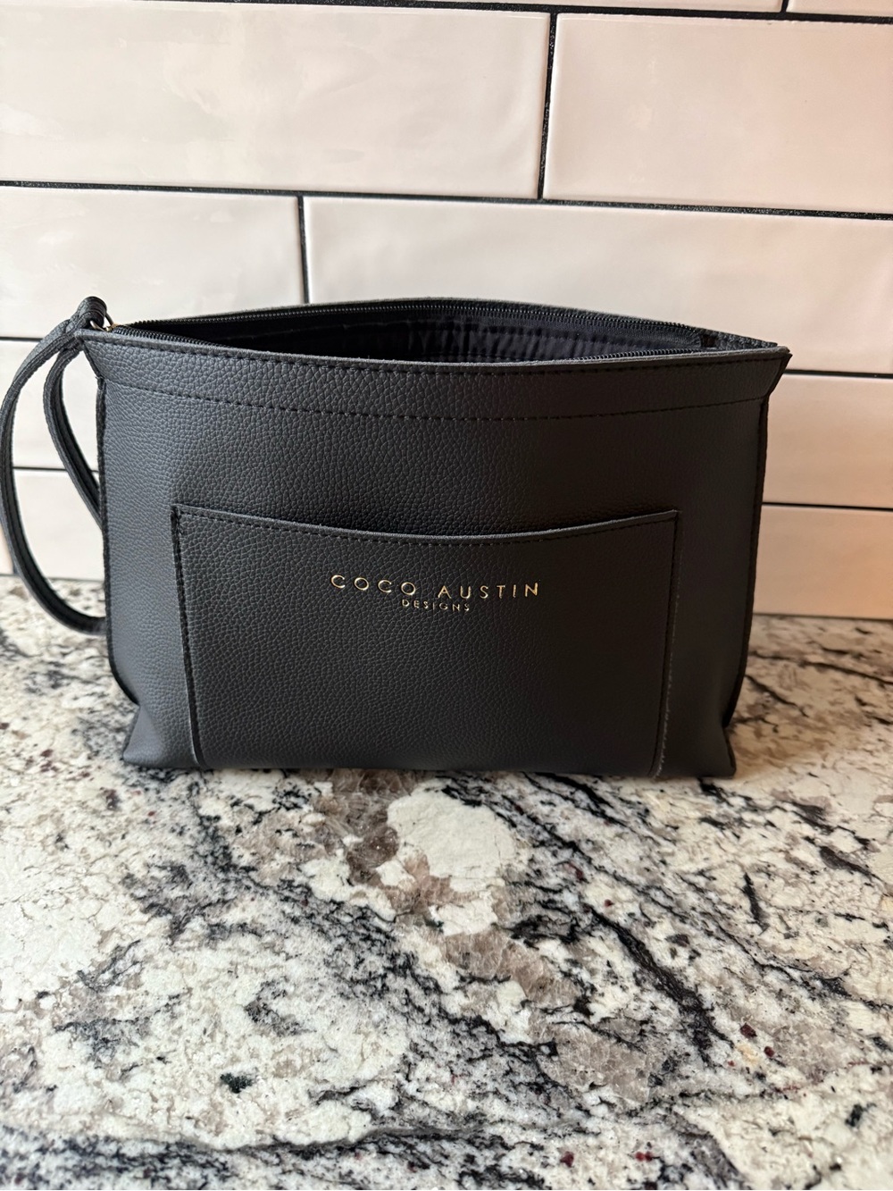 Coco Austin Designs Black Wristlet Bag